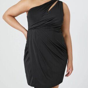 🖤✨ Forever 21 Black One-Shoulder Mini Dress | Size XL | NWT ✨🖤
